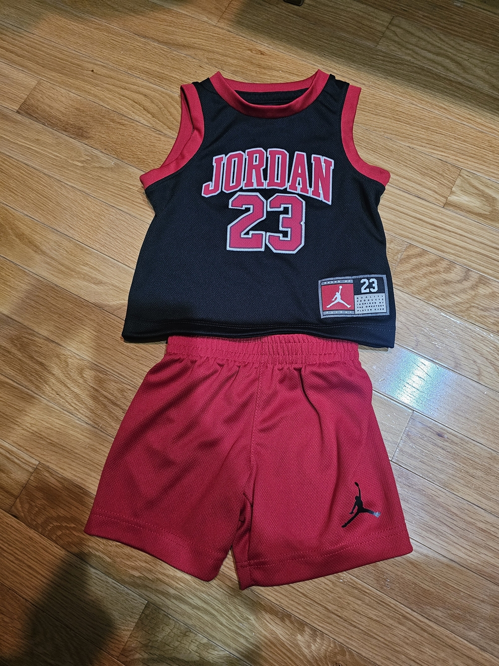 Jordan Kids' 2-Piece Tank & Shorts Set - Black/Red 2T NWOT  Never Worn!